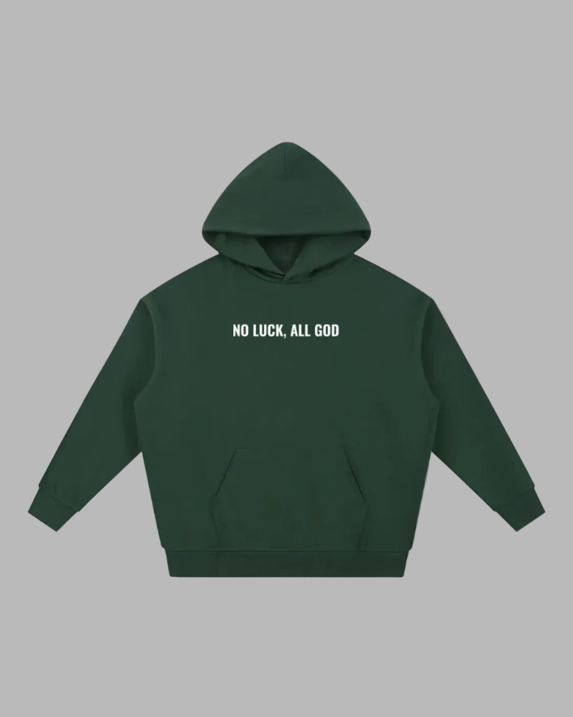 No Luck, All God Hoodie (Heavyweight)
