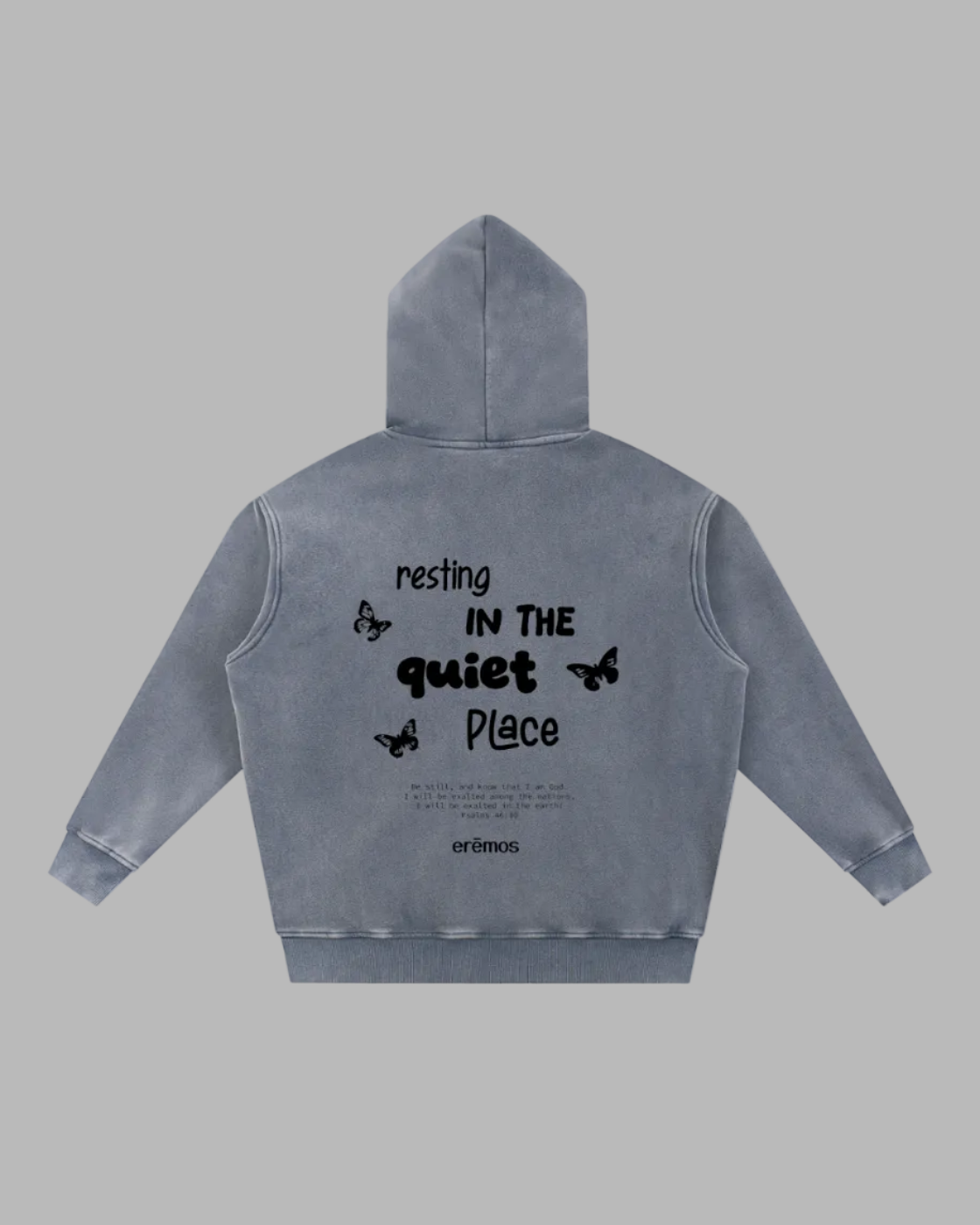 Resting in the quiet place Hoodie (light)