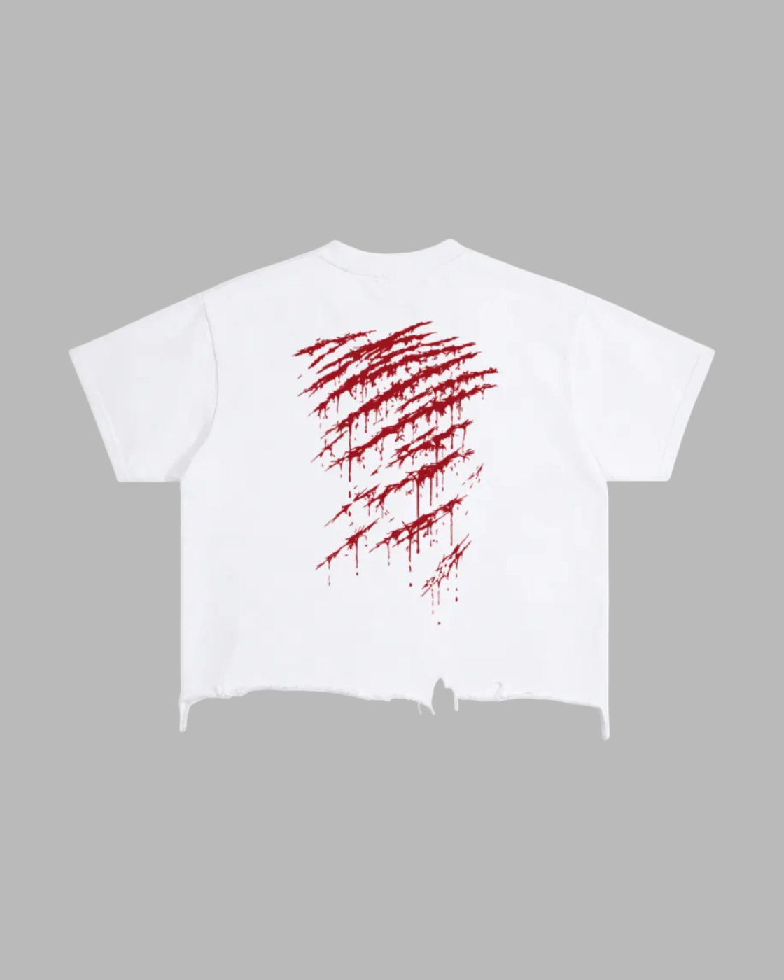 Saved Trough His Blood T-Shirt (Light/Ripped)