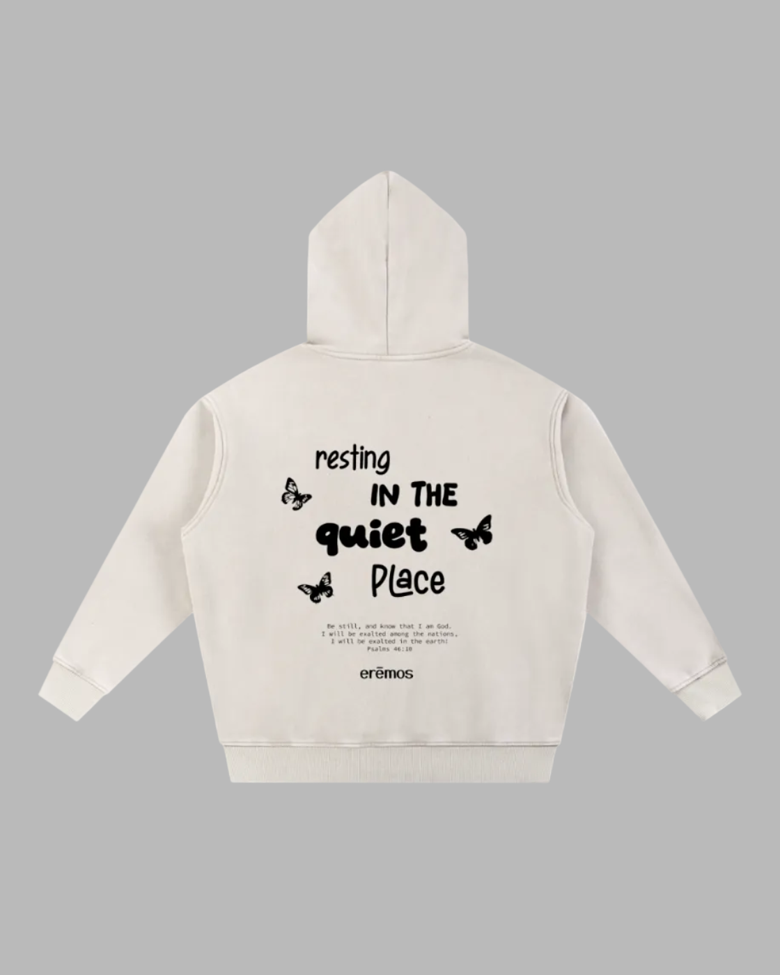 Resting in the quiet place Hoodie (light)