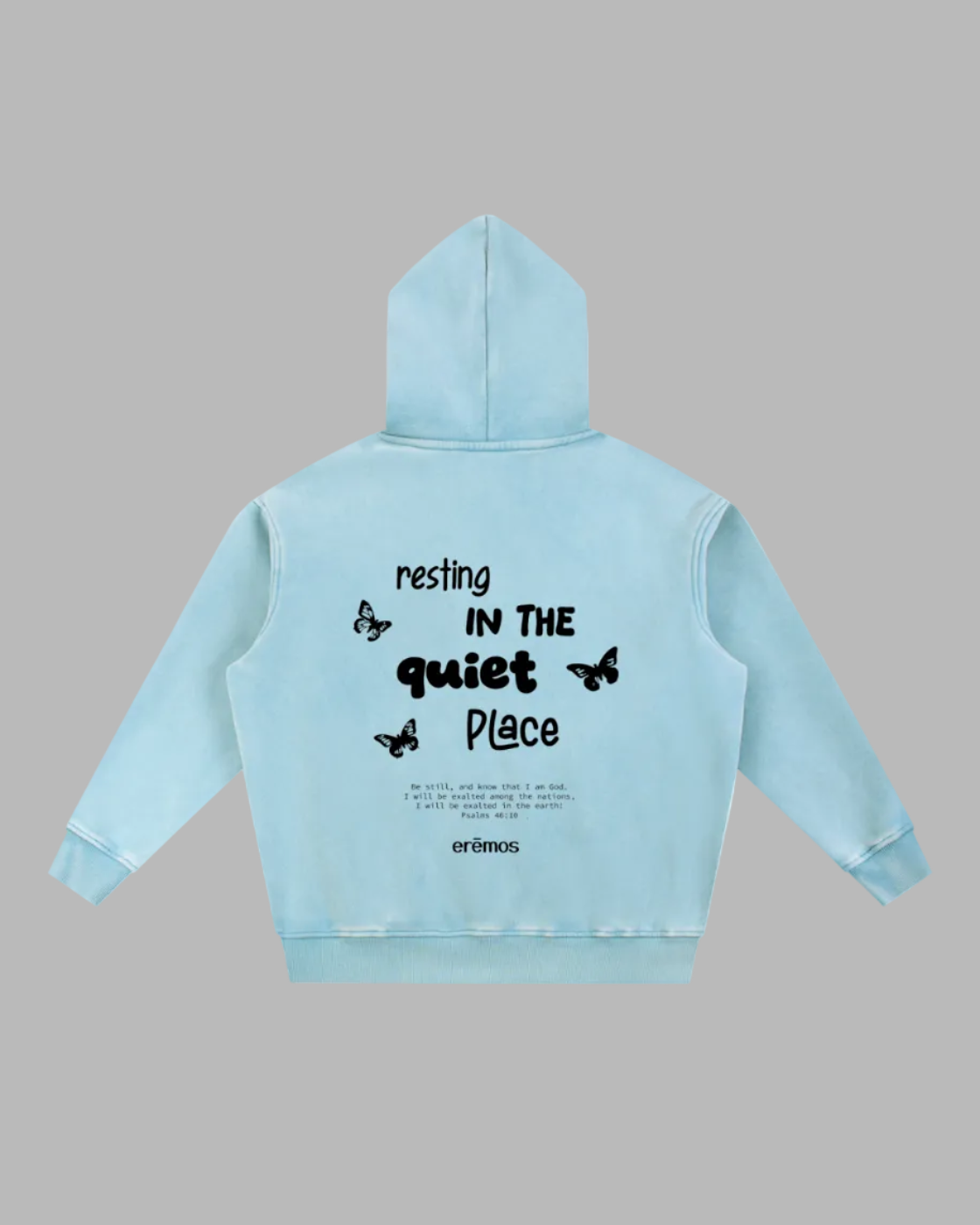 Resting in the quiet place Hoodie (light)