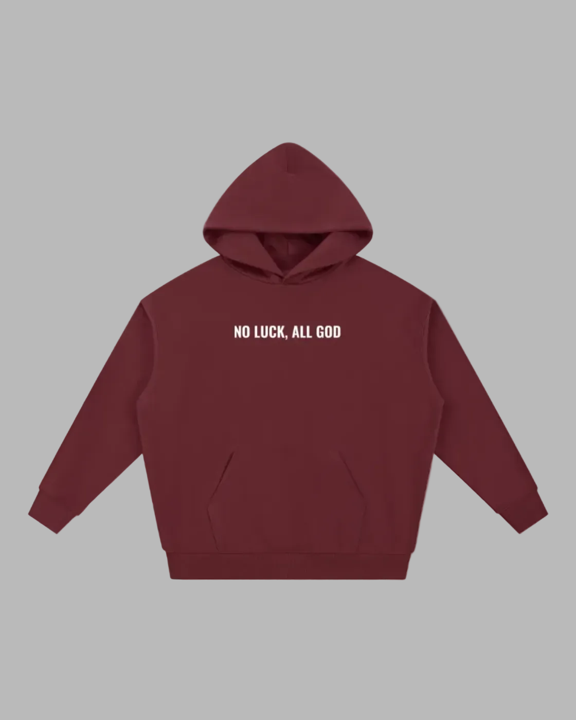 No Luck, All God Hoodie (Heavyweight)