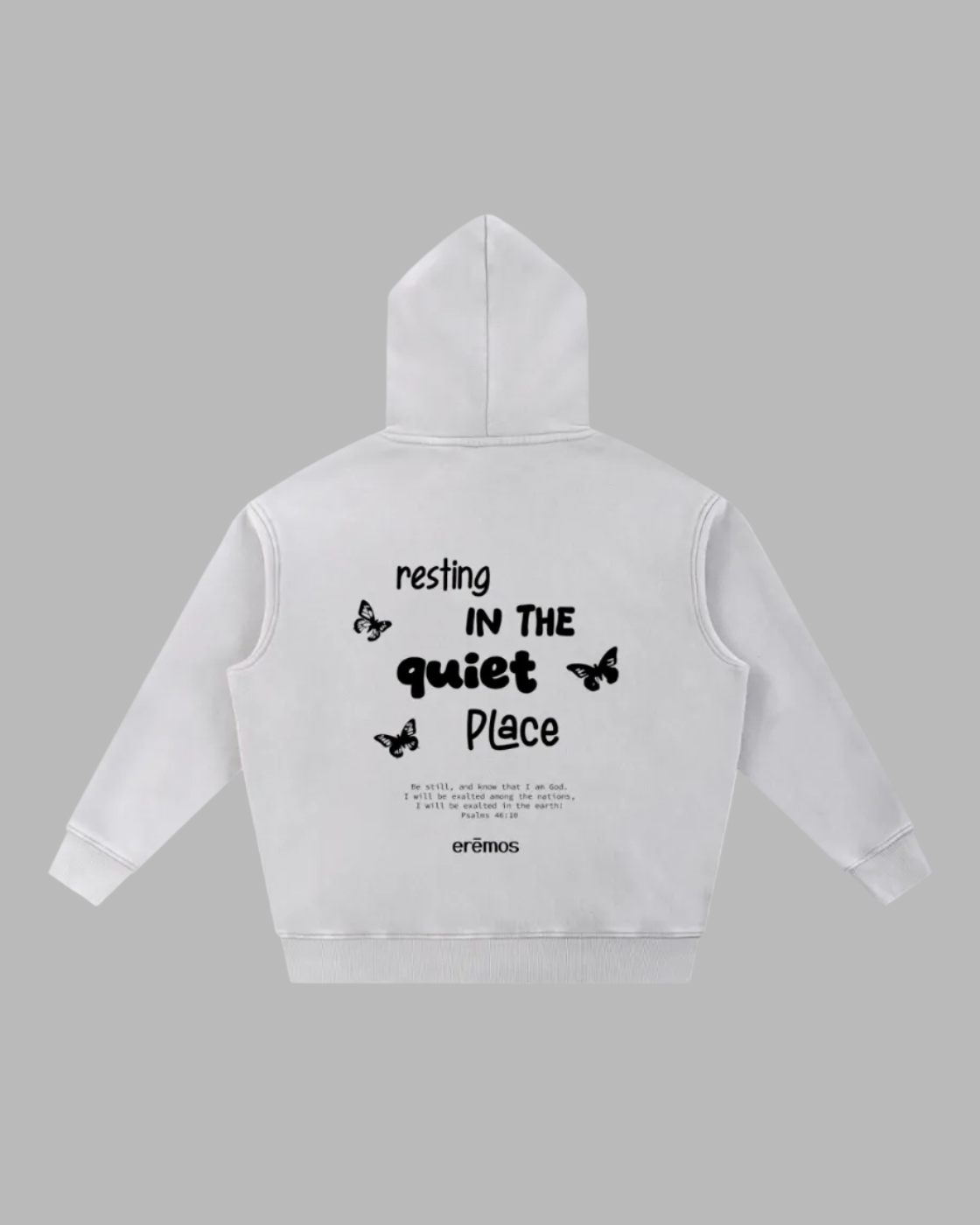 Resting in the quiet place Hoodie (light)